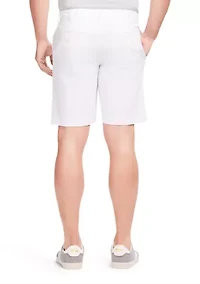 Men's 9.5" Flat Front Saltwater Twill Shorts