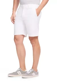 Men's 9.5" Flat Front Saltwater Twill Shorts