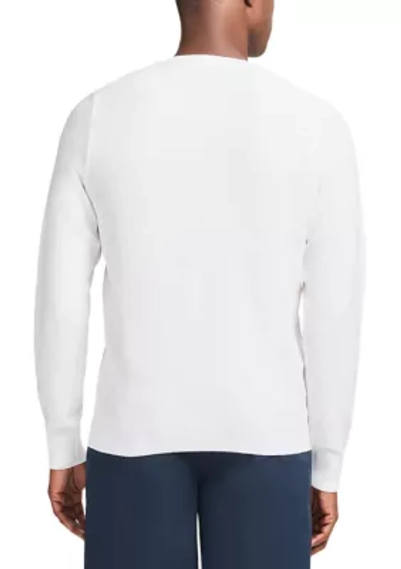Men's Honeycomb Crew Neck Sweater