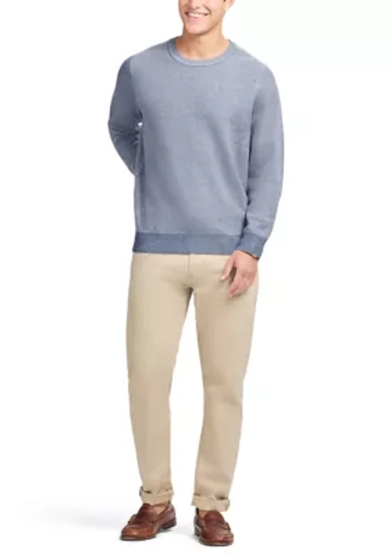 Men's Honeycomb Crew Neck Sweater