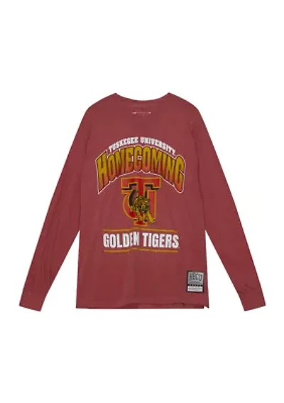 HBCU Tuskegee Golden Tigers Long Sleeve Homecoming Graphic T-Shirt
