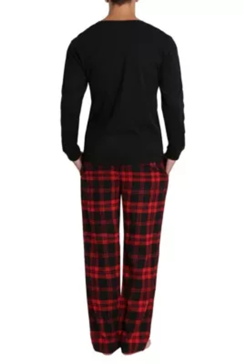 Flannel Pajama Set Buffalo Check