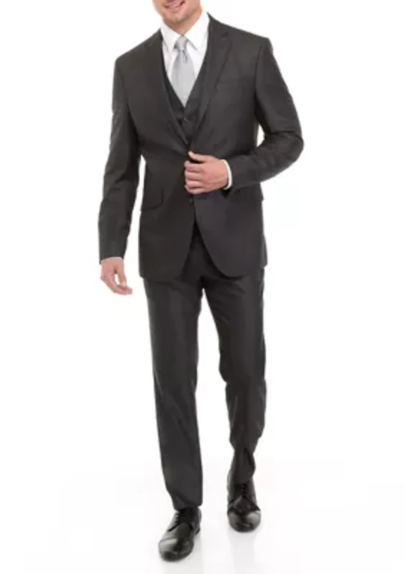Men's Straight Hem Suit Separate Pants