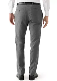 Men's Black Gray Check Printed Suit Separate Pants
