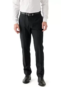 Men's Mini Check Pattern Suit Pants