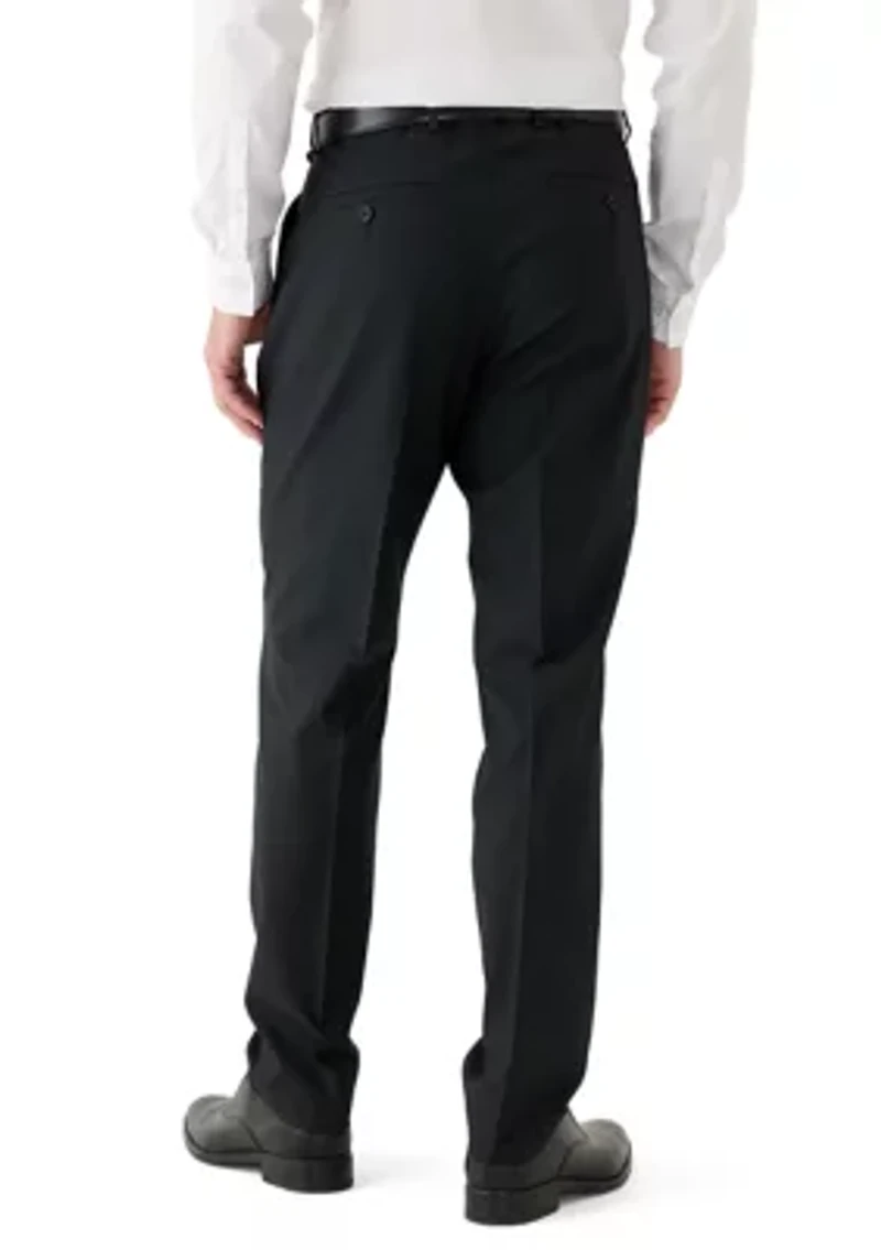 Men's Mini Check Pattern Suit Pants
