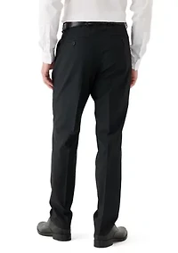 Men's Mini Check Pattern Suit Pants