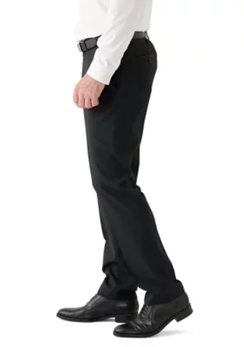 Men's Mini Check Pattern Suit Pants