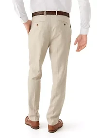 Men's Linen Blend Solid Pants