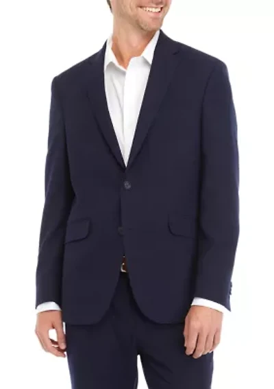 Men's Navy Multi Suit Separate Coat