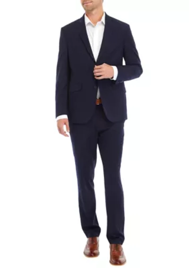 Men's Navy Multi Suit Separate Coat