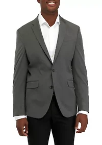 Men's Single Breasted Gray Stripe Sport Coat