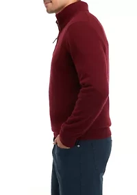 Men's Cashmere 1/4 Zip Sweater
