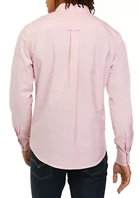 Men's Long Sleeve Woven Button Down Oxford Shirt