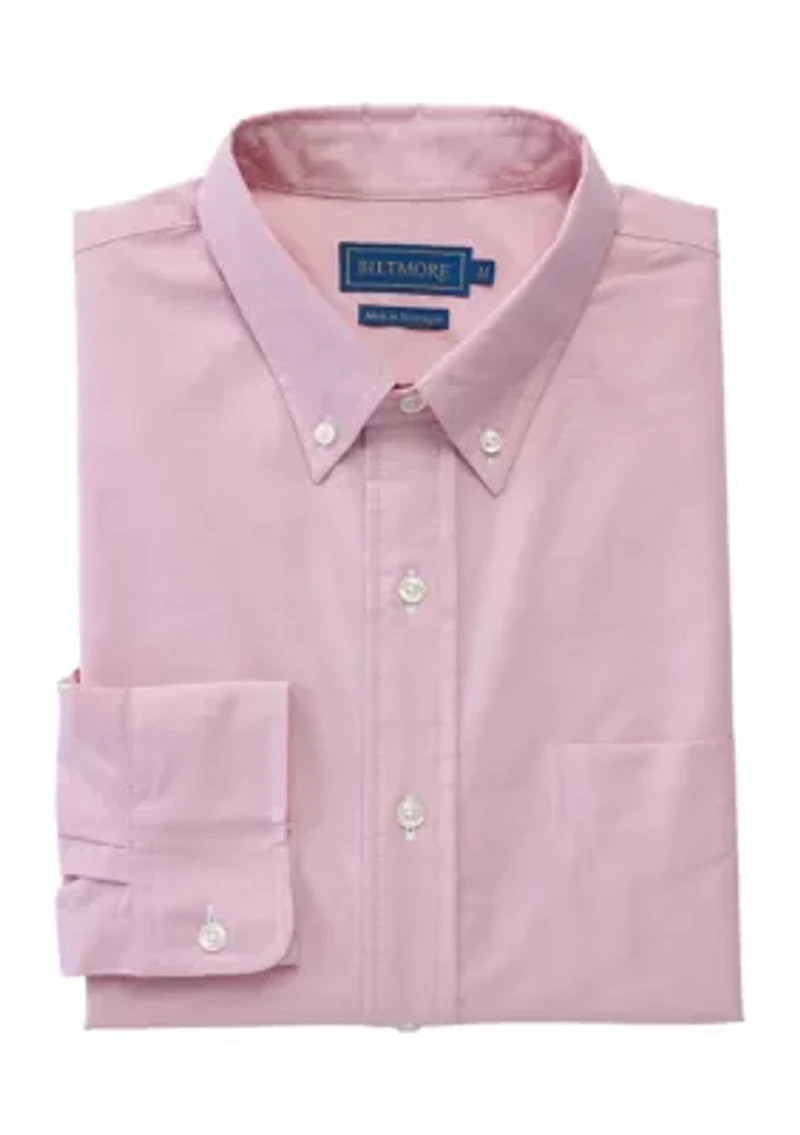 Men's Long Sleeve Woven Button Down Oxford Shirt