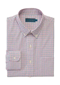 Men's Woven Plaid Button Down Shirt