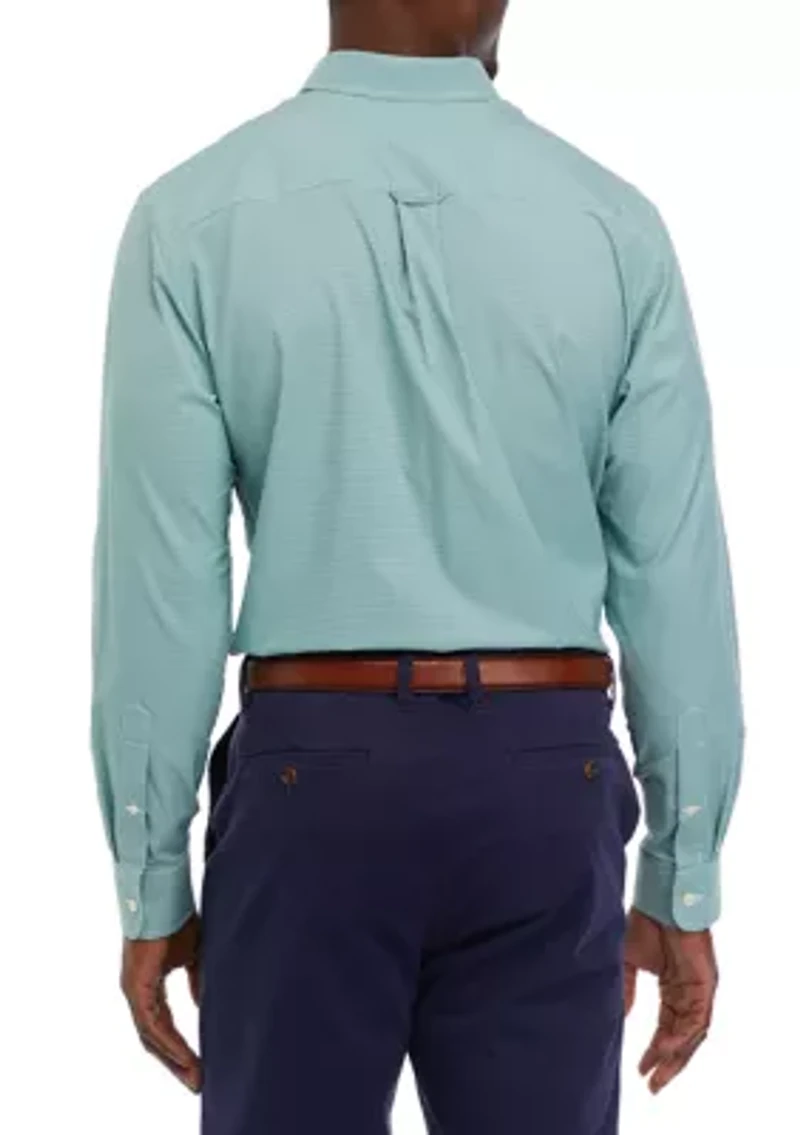 Men's Woven Plaid Button Down Shirt