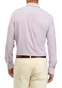 Men's Woven Plaid Button Down Shirt