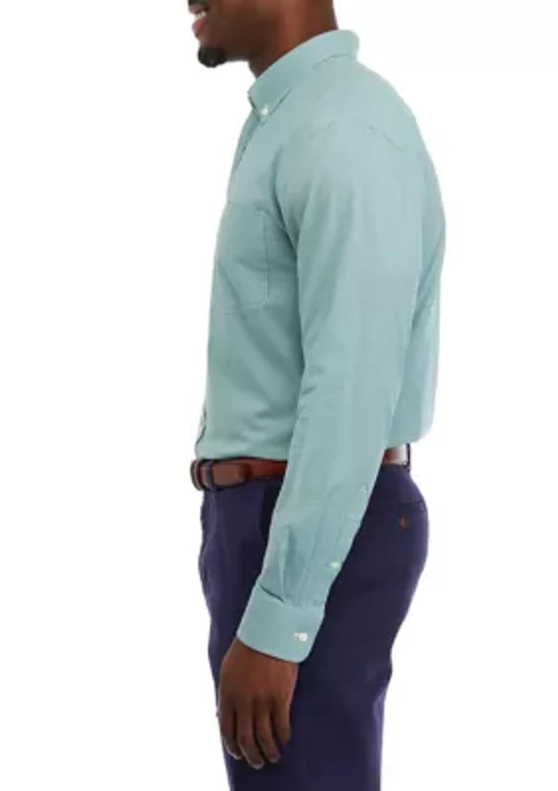 Men's Woven Plaid Button Down Shirt