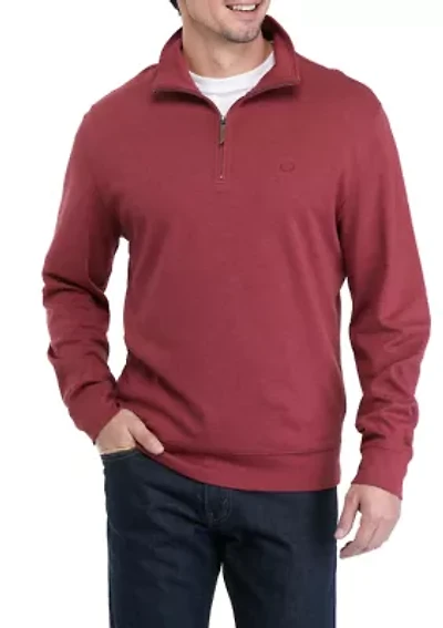Men's Interlock Quarter Zip Sweatshirt