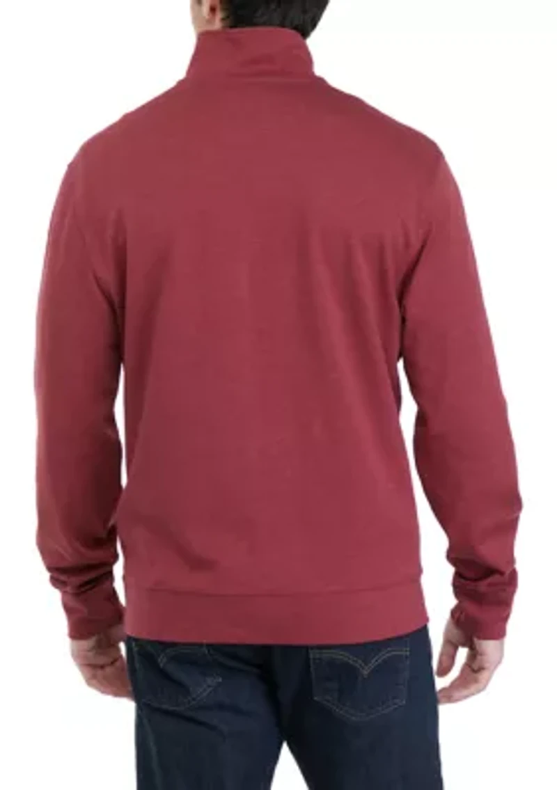 Men's Interlock Quarter Zip Sweatshirt