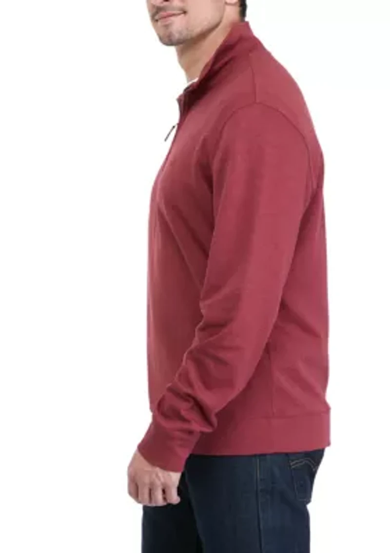 Men's Interlock Quarter Zip Sweatshirt