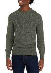 Men's Marled Crew Neck Sweater