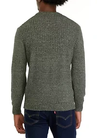 Men's Marled Crew Neck Sweater