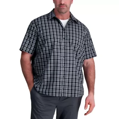 Big & Tall Life Khaki™ With REPREVE® Comfort Woven Button-Down Shirt