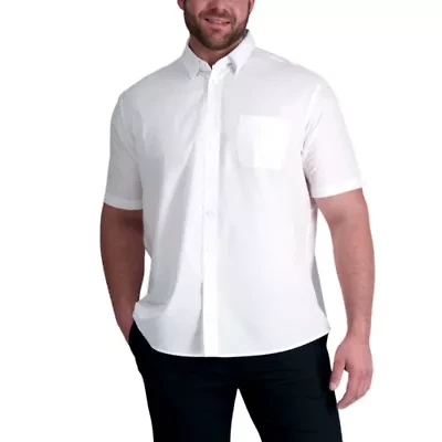 Big & Tall Life Khaki™ With REPREVE® Comfort Woven Button-Down Shirt