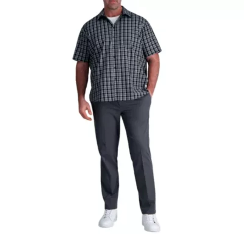 Big & Tall Life Khaki™ With REPREVE® Comfort Woven Button-Down Shirt