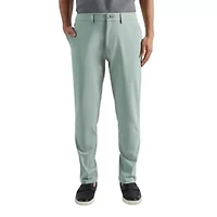 Men's Sport Travel Performance Straight Fit Flat Front Pant