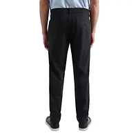 Men's Sport Travel Performance Straight Fit Flat Front Pant