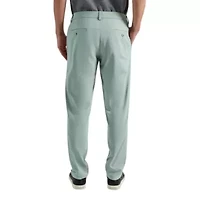 Men's Sport Travel Performance Straight Fit Flat Front Pant