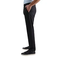 Men's Sport Travel Performance Straight Fit Flat Front Pant