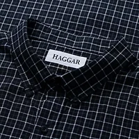 Big & Tall Haggar® Men's Short Sleeve Button-Down Linen Shirt