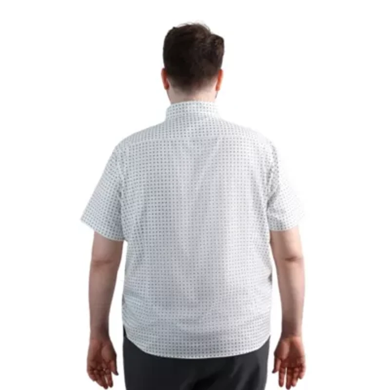 Big & Tall Haggar® Men's Short Sleeve Performance Button-Down Shirt