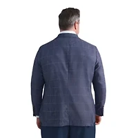 Big & Tall J.M. Haggar™ Plaid Windowpane Tailored Fit Sport Coat