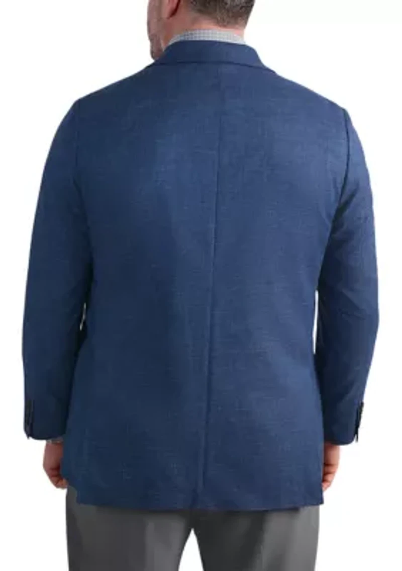 Big & Tall J.M. Haggar™ Mini Dobby Tailored Fit Sport Coat