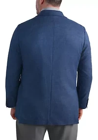 Big & Tall J.M. Haggar™ Mini Dobby Tailored Fit Sport Coat