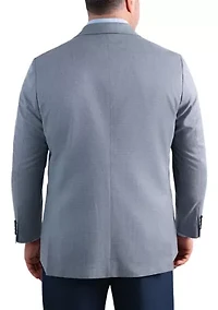 Big & Tall J.M. Haggar™ Mini Dobby Tailored Fit Sport Coat