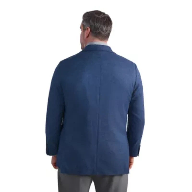 Big & Tall J.M. Haggar™ Mini Dobby Tailored Fit Sport Coat