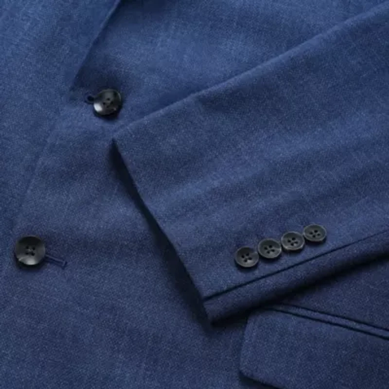 Big & Tall J.M. Haggar™ Mini Dobby Tailored Fit Sport Coat