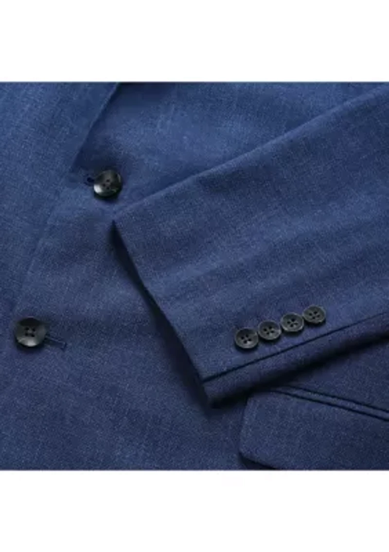 Big & Tall J.M. Haggar™ Mini Dobby Tailored Fit Sport Coat