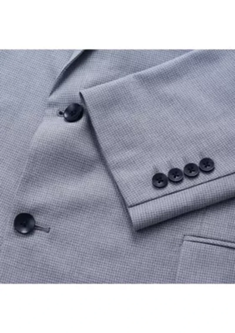 Big & Tall J.M. Haggar™ Mini Dobby Tailored Fit Sport Coat