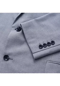 Big & Tall J.M. Haggar™ Mini Dobby Tailored Fit Sport Coat
