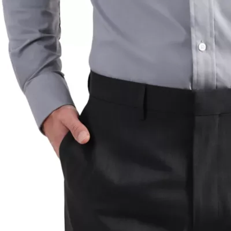 Haggar® Men's Smart Wash® with Repreve® Houndstooth Classic Fit Flat Front Suit Separates Pant