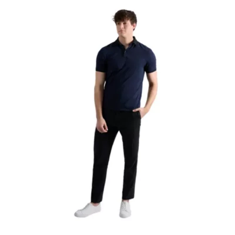 Kenneth Cole REACTION Linen Blend Slim Fit Flat Front Chino Pant