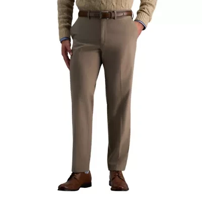 J.M. Haggar™ Straight Fit Flat Front Flannel Dress Pant