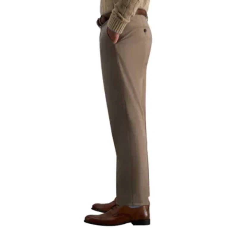 J.M. Haggar™ Straight Fit Flat Front Flannel Dress Pant